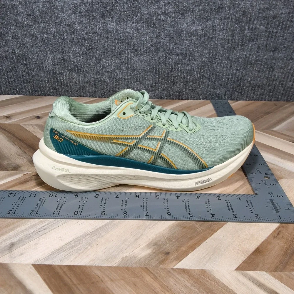 Asics Gel Kayano 30 Dark Jade Orange - 1011B548 Mens 9 Athletic Running Shoes